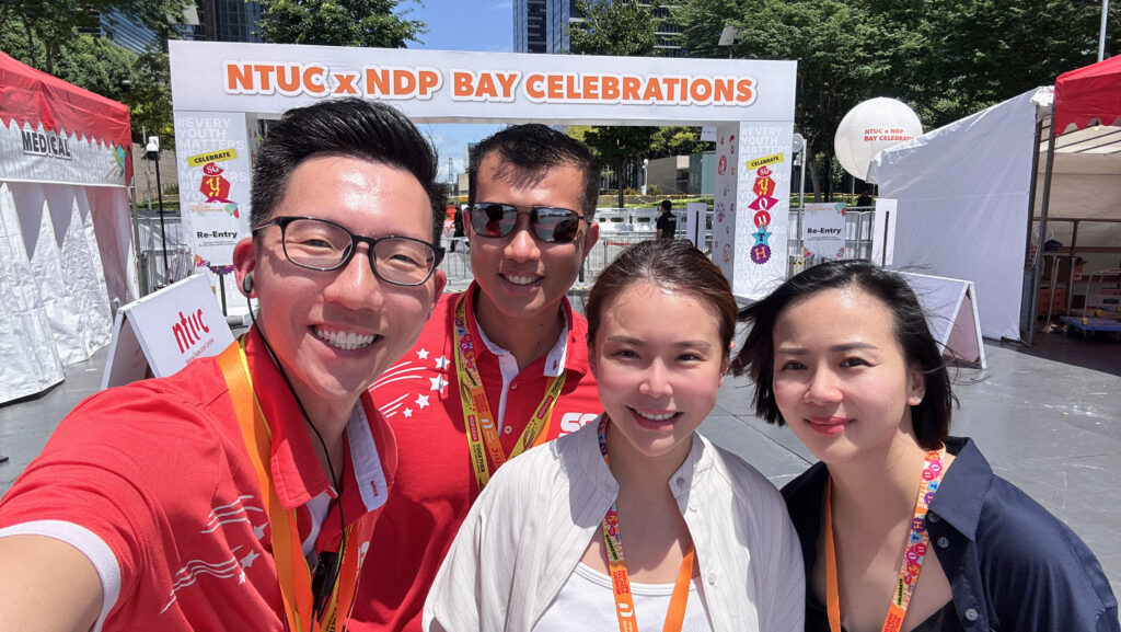 ASCLE healthcare group participated in the National Day Parade (NDP).