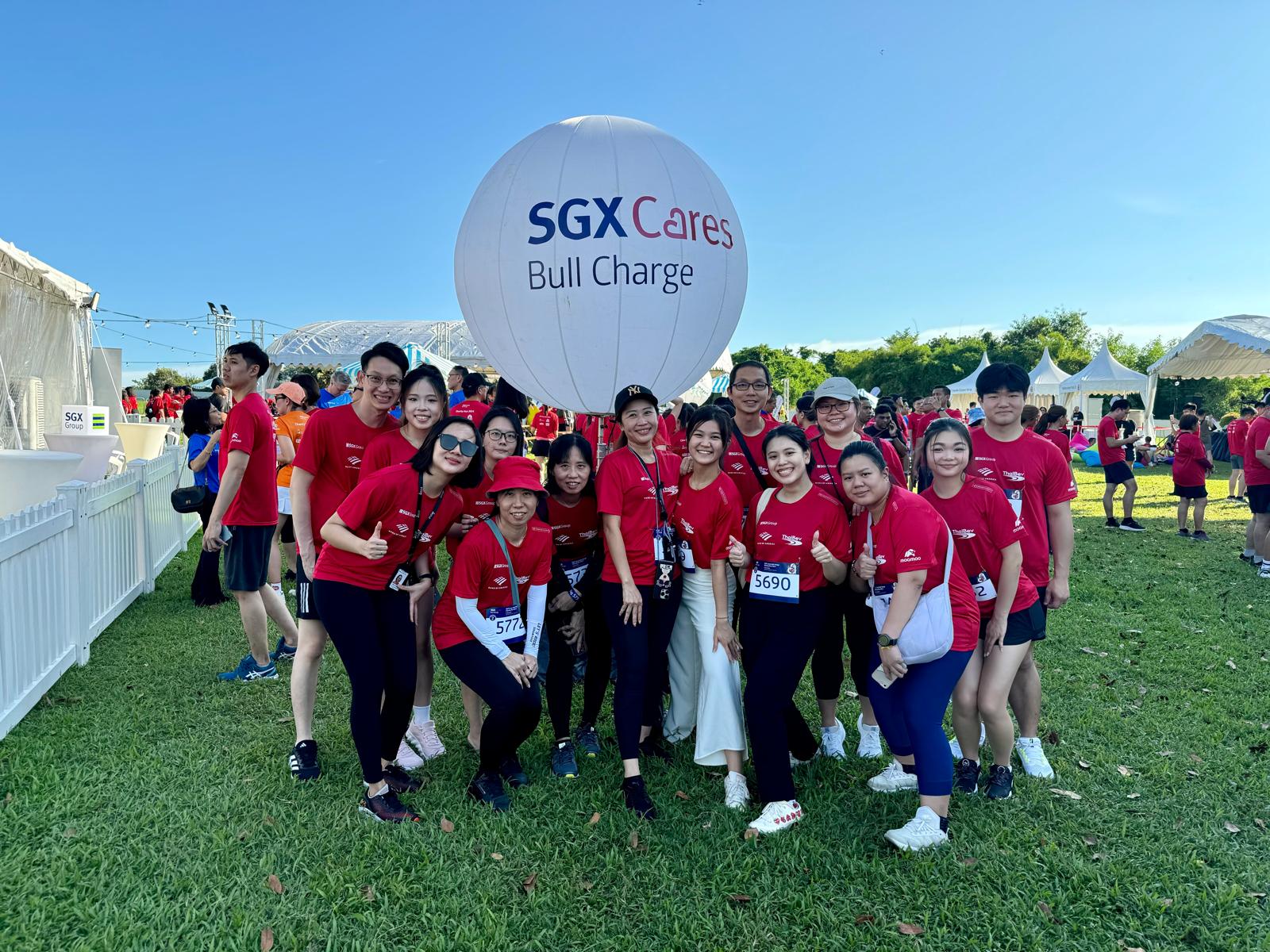 SGX Cares Bull Charge Run 2024